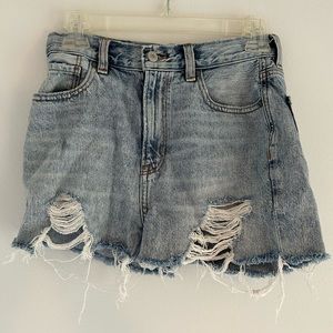 American Eagle light wash jean shorts